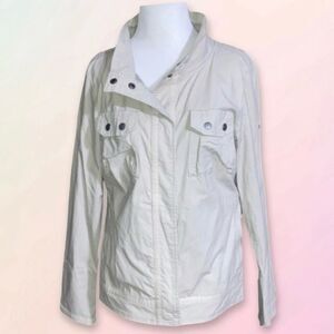 Columbia, Sun Shield, Lightweight, Beige Windbreaker Jacket